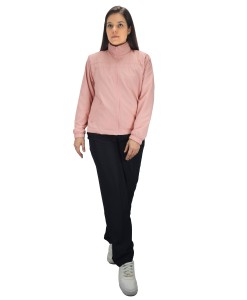 Conjunto Agasalho Feminino Butu Biru Tactel Microfibra Semi impermeável - Rosa
